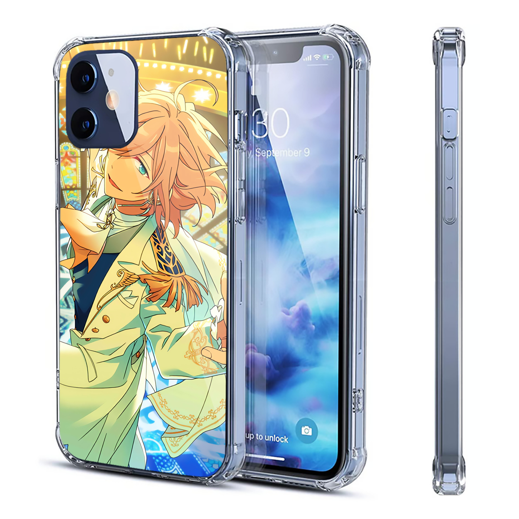 （画像用） あんさんぶるスターズ! Ensemble Stars 【iPhone 12シリーズ対応】透明スマホケース（クリアソフトケース）